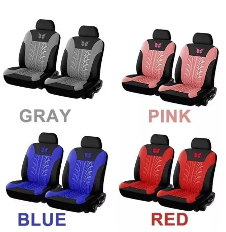 RE76-ชุดคลุมเบาะรถผ้า เบาะคู่หน้า เบาะหลัง ชุดคลุมเบาะ หุ้มเบาะ ชุดหุ้มเบาะ ชุดหุ้มเบาะรถยนต์แบบสวมทับคลุมเบาะ 4/9 ชิ้น