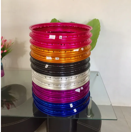 FU100-วงล้อ ขอบล้อ วงล้อ140x17 วงล้อสีอลูมิเนียม( ราคา1คู่ ) เลือกสีได้ถึง7สี สินค้ามีพร้อมส่ง วงล้อ140x17(BANZAI)มีหลายสี