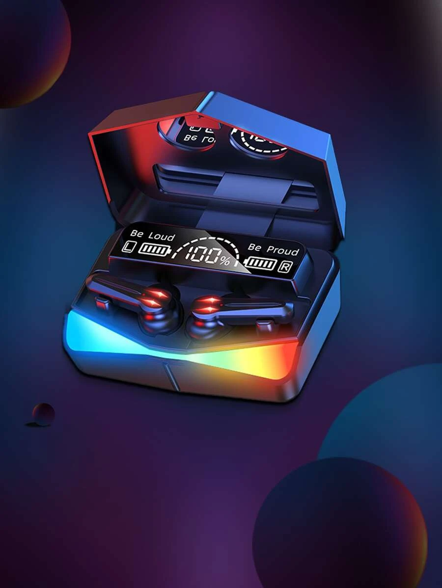 หูฟังไร้สาย จอแสดงผล ดิจิตอล 1 ชิ้น เหมาะกับ Bluetooth  dd-22