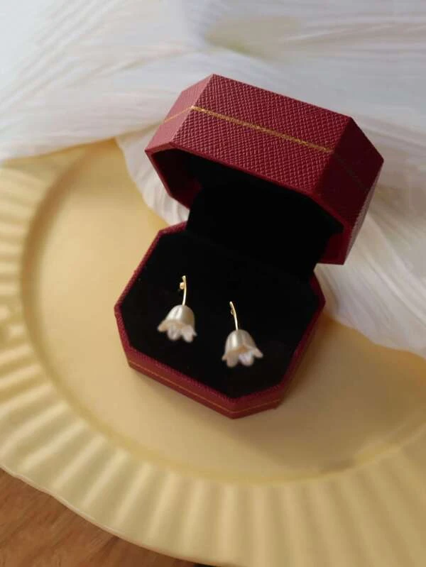 1 ชิ้น ออกแบบ เรขาคณิต ต่างหู กล่องเก็บของ i-19