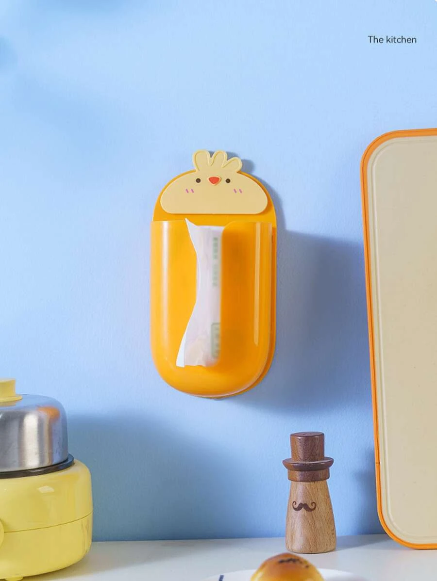 กล่องทิชชู่ พลาสติก เนื้อเยื่อ จัดเก็บ สร้างสรรค์ ออกแบบ การ์ตูน ติดผนัง สำหรับ บ้าน 1 ชิ้น  nn-104