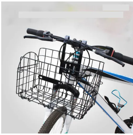 ROB66-ตะกร้าจักรยาน ตะกร้าแขวนด้านหน้าจักรยาน แบบพับได้ 0518