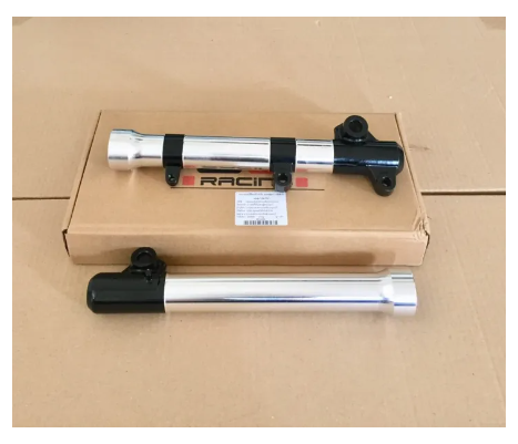 FU95-กระบอกโช๊คหน้า แต่ง กลึงเงา 2Mสำหรับ HONDA Scoopy-i/click 125i งานสุดเทพ