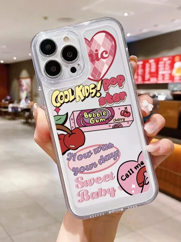 เคส โทรศัพท์ แบบใส บล็อคสี ค-017