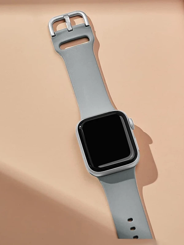 สายนาฬิกา ซิลิโคน สีพื้น เหมาะกับ Apple Watch น-48