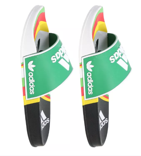 SAN45-[ Adidas แท้ 100% ] รองเท้าแตะ ไหม่ 2021 Adidas รองเท้าแตะแบบสวม Unisex ใส่ได้ทั้งชายและหญิง 1918-D