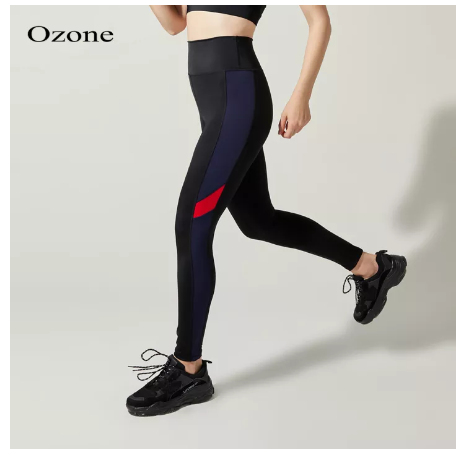 SF91-OZONE LEGGING กางเกงขายาว เลกกิ้ง สำหรับออกกำลังกาย สีดำ รุ่น WP5013 เสื้อกีฬาหญิง