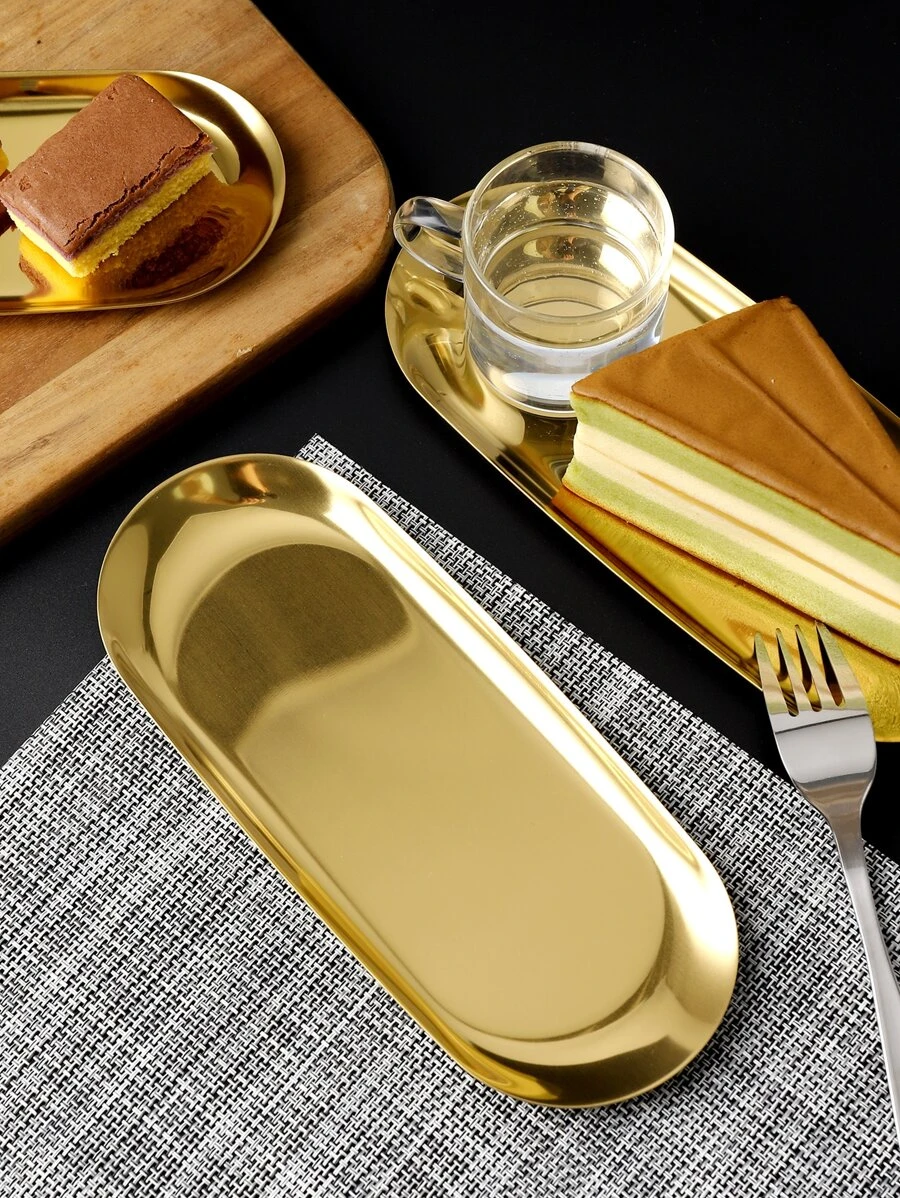 จาน สแตนเลส วงรี 1 ชิ้น ff-3