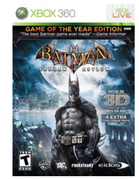 GA32-Batman Arkham Asylum GOTYE xbox360 [Region Free] แผ่นเกมxbox360 แผ่นไรท์เล่นได้กับเครื่องที่แปลงระบบทุกโซน