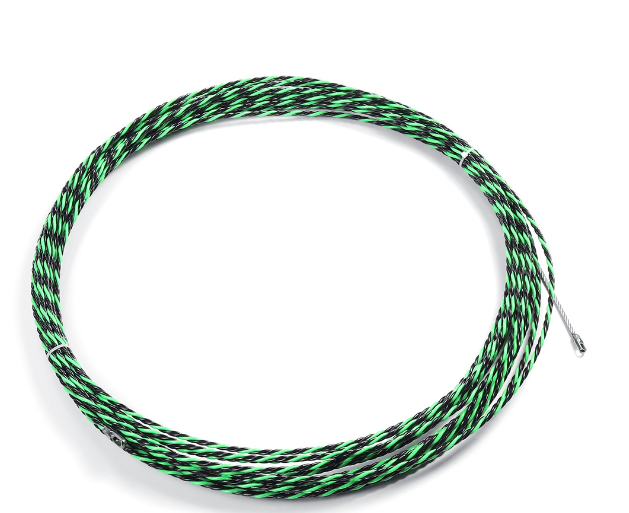 TH50-40/35/30/25/20/15/10/5เมตรสายดึงไฟเบอร์กลาสเทปปลารีลช่างไฟฟ้าท่อลวดสายเคเบิ้ลT Hreader Rodderดึง qCFd