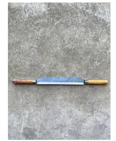 D17-มีดหั่นหยวกกล้วย มีดหั่นหยวกสองด้ามแบบใช้มือ มีดหั่นต้นกล้วย เครื่องหั่น​หยวกกล้วย