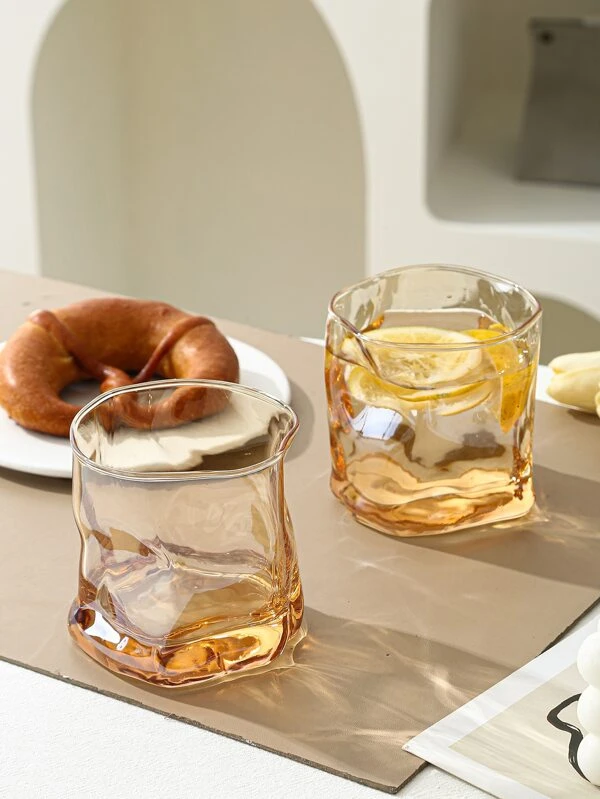 ถ้วย สีพื้น โปร่งใส 1 ชิ้น  oo-47