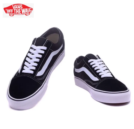 FJ71-รองเท้าผ้าใบชาย หญิง Vans old school black white เกรดพรีเมี่ยม พร้อมกล่อง