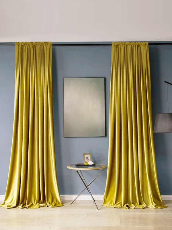 ผ้าม่านเดี่ยว สีพื้น  ผ197