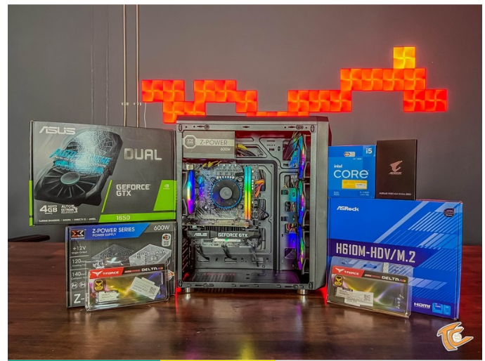 ค36 I3-12100F I5-12400F /H610M/Ram16/GTX1650 4GB/Ssd500M.2/Power600w80+/Case PC คอมตั้งโต๊ะ แรงๆ