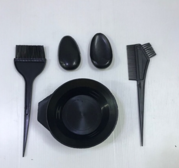 MW112-ชุดอุปกรณ์ย้อมผม มี 5 ชิ้น ถ้วยย้อมผม แถมฟรี ถุงมือพลาสติก 2 ชิ้น