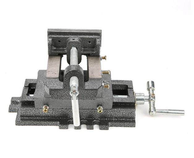 TH117-4 นิ้ว Bench Table Vise Cross สไลด์เจาะกดรองโลหะมิลลิ่งผู้ถือเครื่องมือช่างเครื่อง vise Workshop Fixture เครื่องมือ