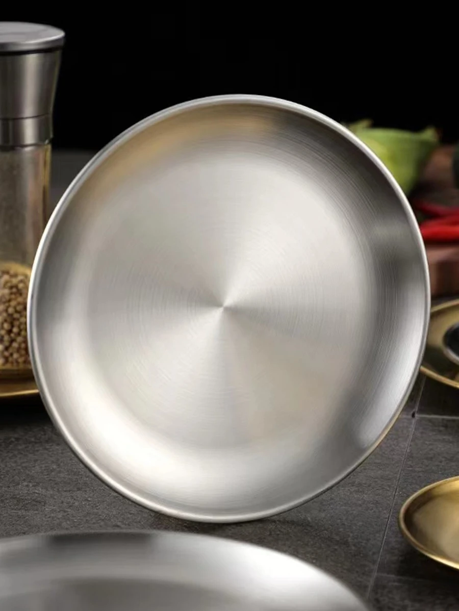 จาน สแตนเลส 1 ชิ้น  ff-72