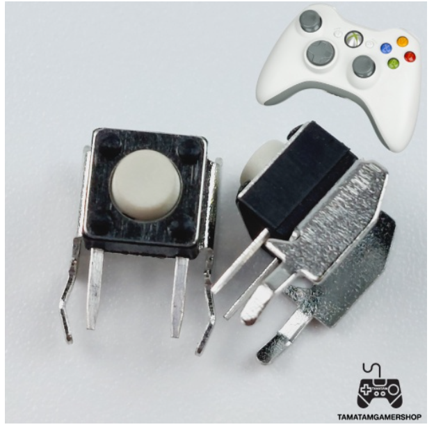 GA100-อะไหล่ซ่อมจอยXbox360 ปุ่มLB ปุ่มRB xbox360 (ขายเป็นคู่) จำนวน 2 ชิ้น