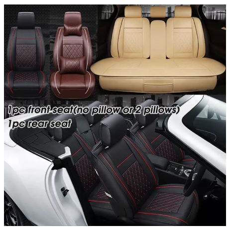 RE79-ชุดหุ้มเบาะรถยนต์ ชุดคลุมเบาะรถยนต์ หนังPU เบาะรถยนต์ หุ้มเบาะ ชุดหุ้มเบาะ เบาะรองนั่งรถยนต์ หุ้มทั้งเบาะ หุ้มเบาะรถยนต์