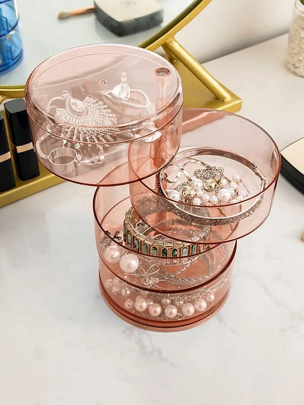 กล่องเก็บเครื่องประดับ โปร่งใส หลายชั้น 1 ชิ้น  i-93