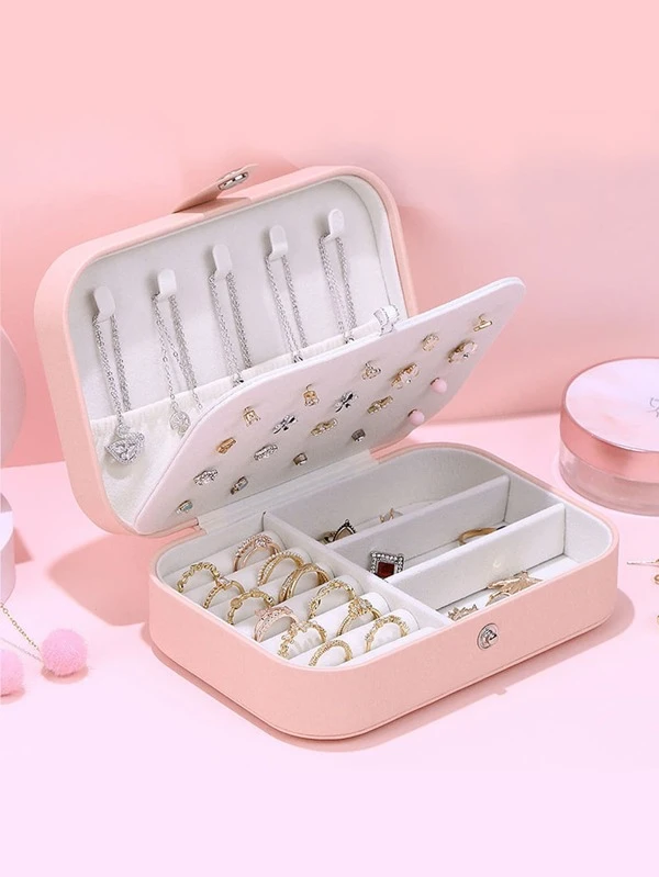 กล่องเก็บเครื่องประดับ สีพื้น 1 ชิ้น i-29