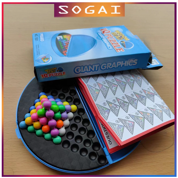MM92-พีระมิดลูกปัดวิเศษปริศนา IQ เกม platter สันทนาการผู้ปกครอง-เด็กเกมแบบโต้ตอบปริศนาเด็กการศึกษาของเล่น