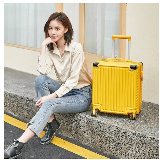 BAG36-กระเป๋าเดินทาง ไซส์18นิ้ว กระเป๋าล้อลาก กระเป๋าถือขึ้นเครื่อง เนื้อabs+pc แถมผ้าคลุมและสติ๊กเกอร์