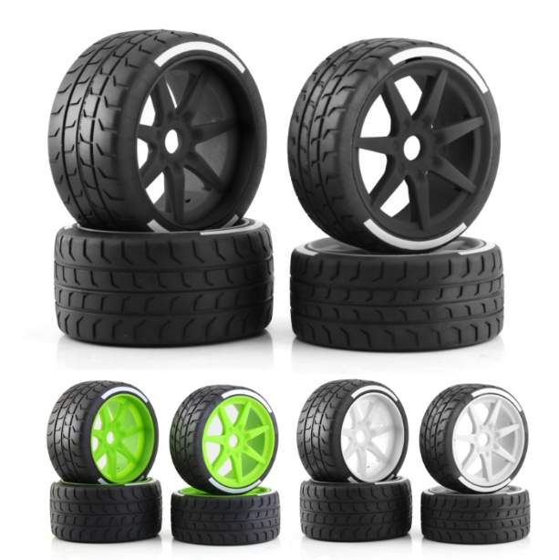 BG52-อะไหล่ยางล้อหกเหลี่ยม 17 มม. 53 107 42 100 สําหรับอัพเกรดรถบังคับ Arrma 1/7 Felony FSR Model GT 4 ชิ้น