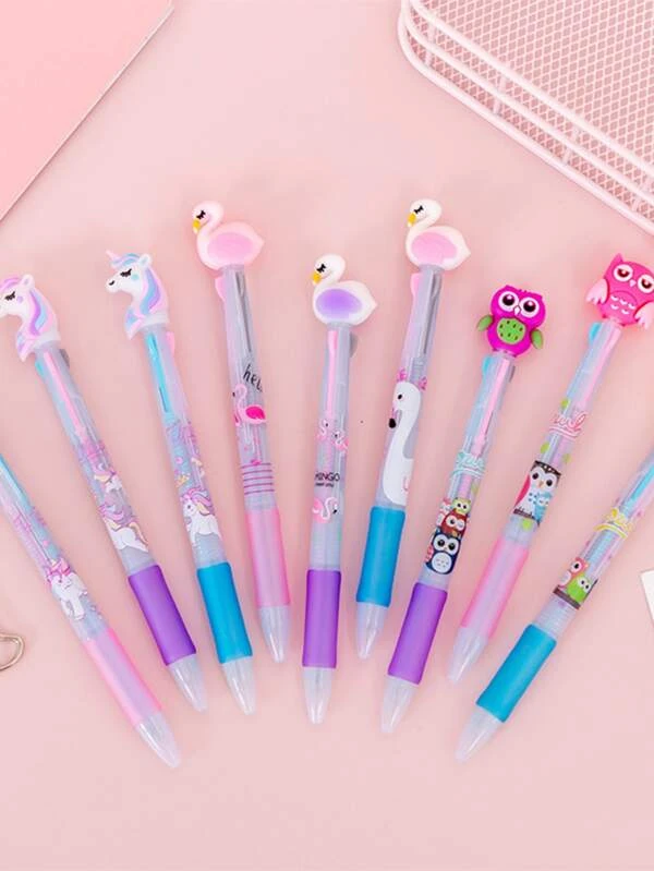 ปากกาลูกลื่น สุ่ม การ์ตูน 1 ชิ้น s-33