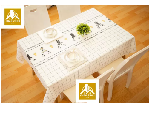 UTI48-CZ. ผ้าปูโต๊ะ กันน้ำและกันเปื้อน ทำความสะอาดง่าย วัสดุ PEVA มีหลายลายสวยงามให้เลือกมากมาย ขนาด137*137ซม Chao Zhou ปลีก/ส่ง C13