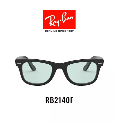 (ว#046) Ray-Ban Wayfarer Washed Lenses ORB2140F 901/6452 แว่นตากันแดด