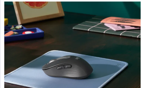 PD113-Logitech Signature M650 Wireless Mouse Bluetooth and USB - เมาส์ไร้สายบลูทูธ USB พร้อมปุ่ม smart wheel และ ปุ่มลัดปรับแต่งได้ 2 ปุ่ม มีระบบ Silent Touch ลดเสียงคลิก 90%