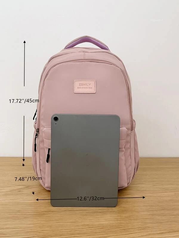 กระเป๋าเป้ คลาสสิค แพทช์ ตัวอักษร  ll-92