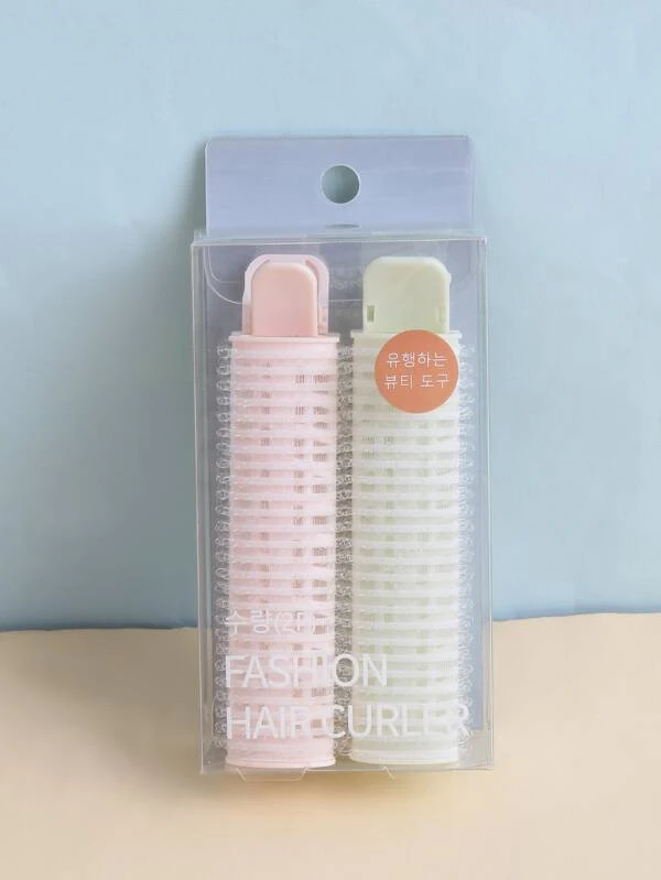 โรลม้วนผม กาวในตัว 2 ชิ้น  k-91