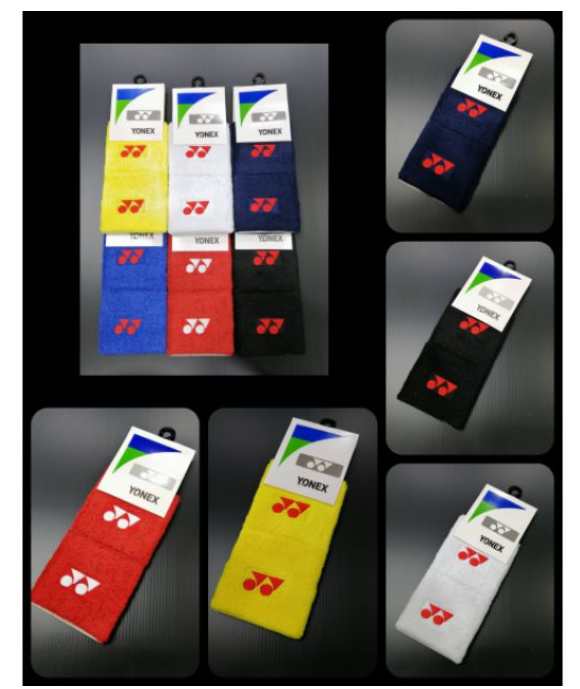 ก41#ผ้ารัดข้อมือซับเหงือแพ็ค2ชิ้น ยี่ห้อ ??Yonex?