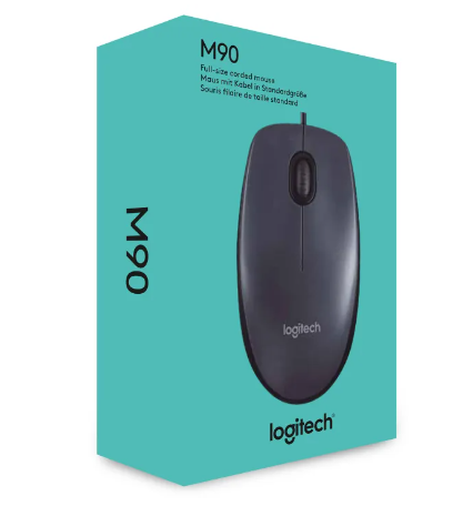 PD119-Logitech M90 Optical USB Mouse 1000 DPI (เมาส์)